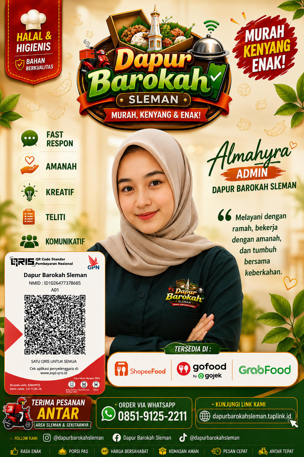Admin Almahyra - Dapur Barokah